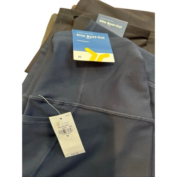 Lot of 3 Slim boot cut old navy leggings Sz.M NWT - Picture 2 of 4